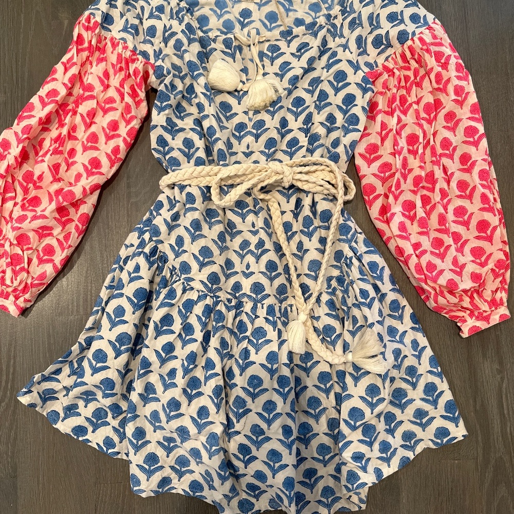 AISH colorful short summer sundress